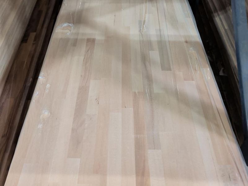Beech butcher block countertop