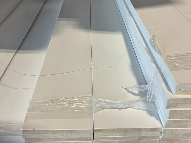 Primed white 1×6 boards